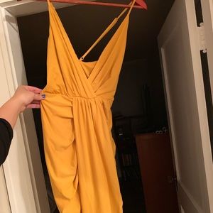 Forever 21 mustard dress